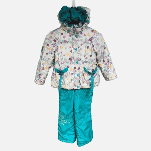Kiko Other - Kiko Girls 2-Piece Winter Coat & Snow Bib Set Size 4
